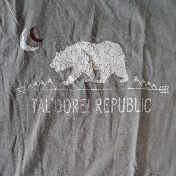 Men’s Gray Bear Graphic Tank Top - Picture 3 of 5
